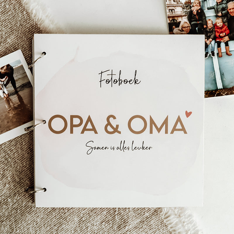 Fotoboek opa &oma | samen is alles leuker