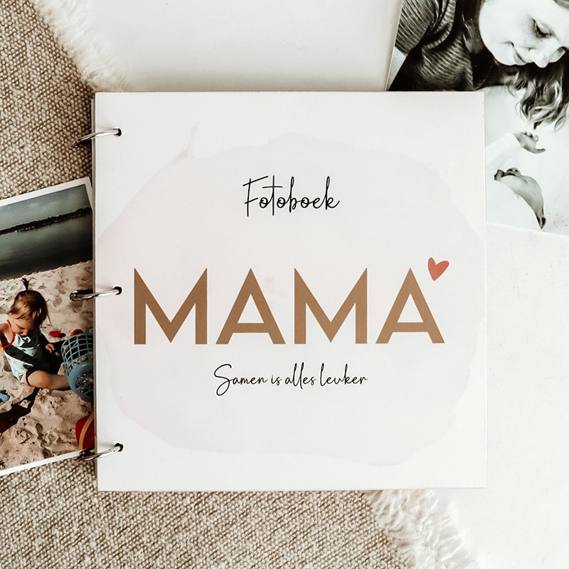 Fotoboek mama samen is alles leuker blanco pagina's